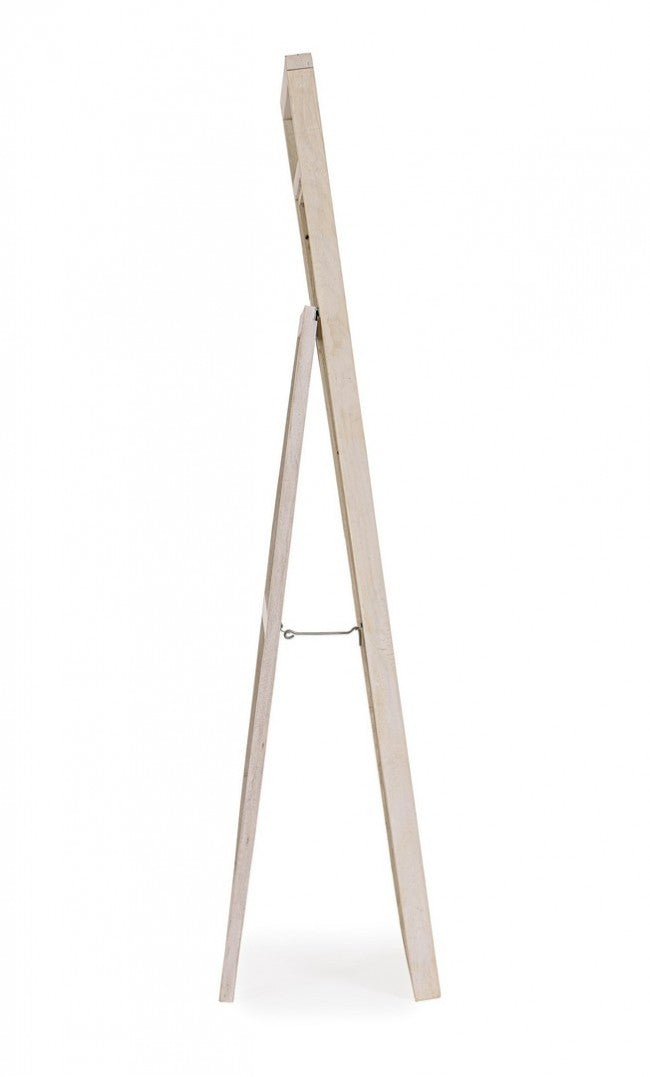 Specchio da Terra Legno Naturale Trasparente Rustico - LENA