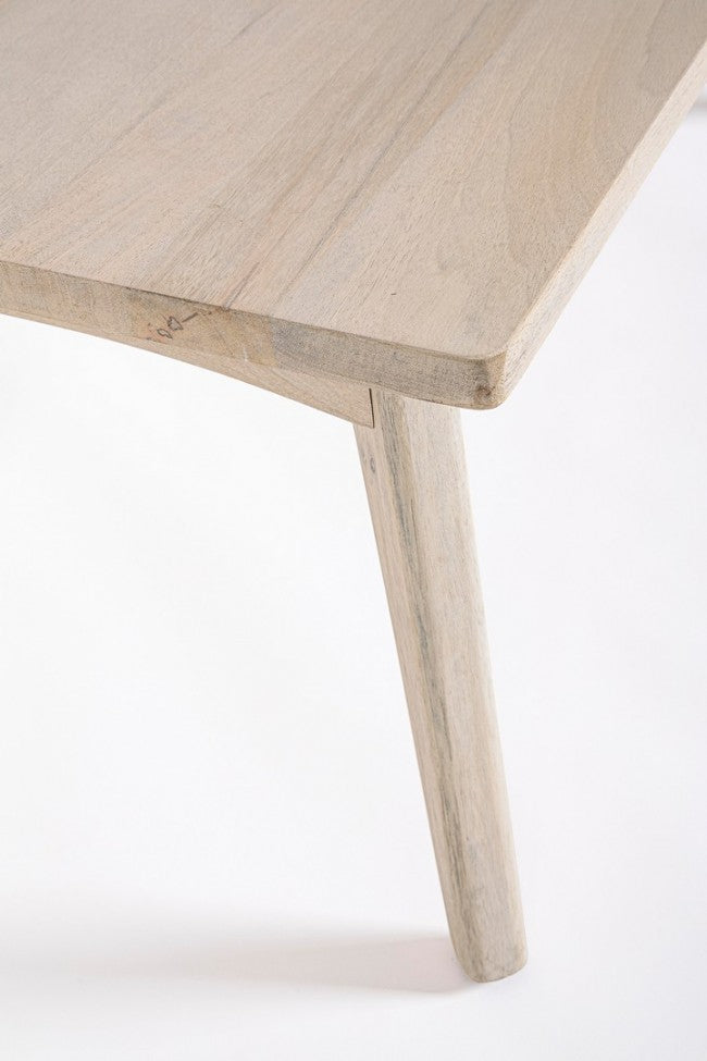 Tavolino Legno Marrone Moderno da Interno 115x55 - LENA