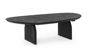 Tavolino Legno Nero Moderno da Interno 135x76 cm - MAXIM