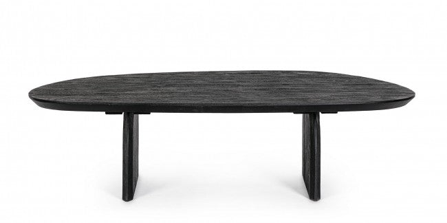 Tavolino Legno Nero Moderno da Interno 135x76 cm - MAXIM