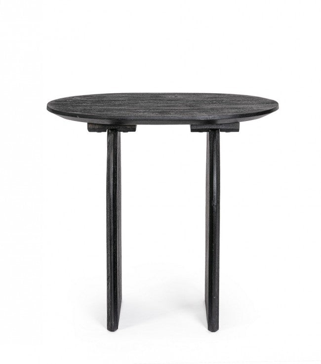 Tavolino Legno Nero Moderno da Interni 60x45 cm - MAXIM