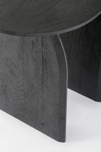Tavolino Legno Nero Moderno da Interni 60x45 cm - MAXIM