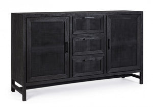 Credenza Legno Nero Industriale da Interno - STANLEY