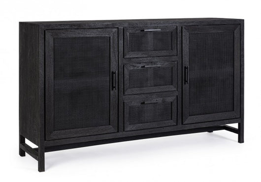 Credenza Legno Nero Industriale da Interno - STANLEY