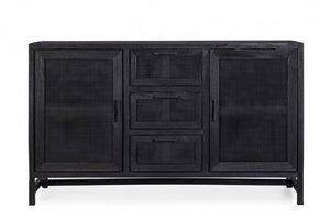 Credenza Legno Nero Industriale da Interno - STANLEY