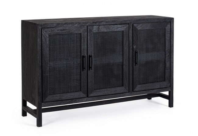 Credenza Legno Nero Stile Industriale da Interno - STANLEY