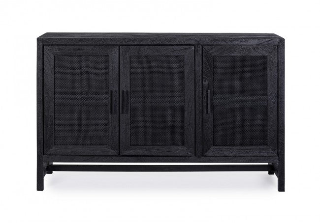 Credenza Legno Nero Stile Industriale da Interno - STANLEY