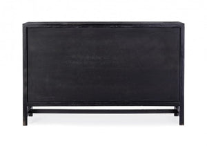Credenza Legno Nero Stile Industriale da Interno - STANLEY