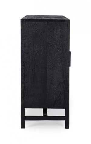 Credenza Legno Nero Stile Industriale da Interno - STANLEY