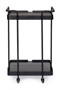 Carrello Vetro Nero Industriale da Interno - DAMON