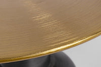 Tavolino Acciaio Nero Industriale da Interni 45 cm - HARMONY