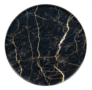 Tavolino Acciaio Multicolore Moderno da Interno 40 cm - KALEB