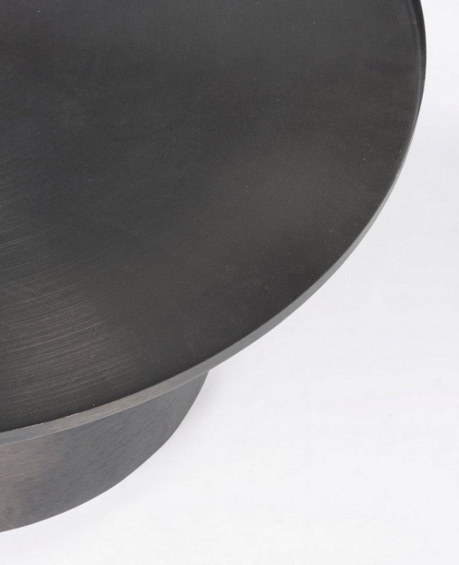 Tavolino Acciaio Nero Moderno da Interno 80 cm - HISPER