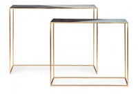 Consolle Metallo Nero Moderno da Interno - KALEB