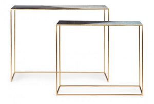 Consolle Metallo Nero Moderno da Interno - KALEB