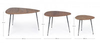 Tavolini Legno Marrone Moderni da Interno - EMBER