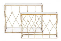 Consolle Vetro Bianco Moderno da Interno - KENNETH