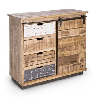 Credenza Legno Marrone Rustico da Interno - THEODORE