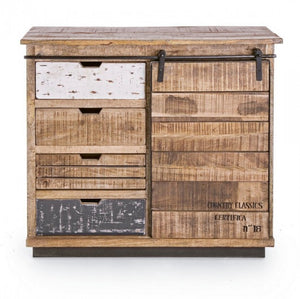 Credenza Legno Marrone Rustico da Interno - THEODORE