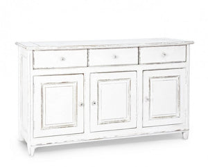 Credenza Legno Bianco Rustico da Interno - CORINNE