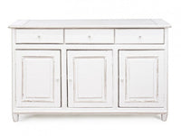 Credenza Legno Bianco Rustico da Interno - CORINNE