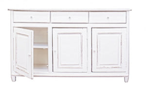 Credenza Legno Bianco Rustico da Interno - CORINNE