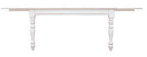 Tavolo Allungabile Legno Bianco Rustico da Interni 240x90 - CORINNE