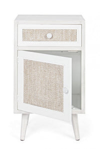 Mobiletto Legno Bianco Boho da Interno - MONIQUE