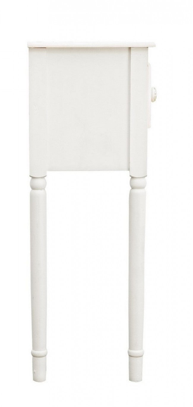 Set 2 Porta Lampada Legno Bianco Rustico da Interno - CLARA