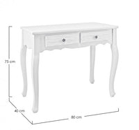Consolle Legno Bianco Rustico da Interno - BLAINE