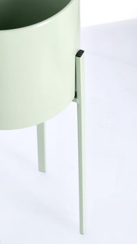 Porta Fiore Acciaio Verde Moderno da Interno - KEISUKE