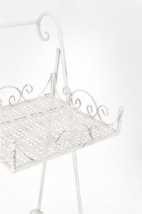 Set 4 Porta Fiori Acciaio Bianco Stile Rustico da Interno - IRENE