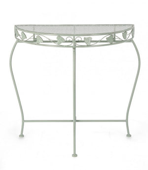 Set 2 Consolle in Acciaio Verde Rustico da Interno - GIANNA