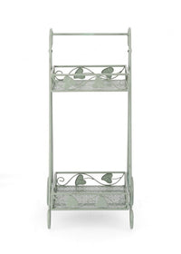 Set 4 Porta Fiori Metallo Verde Salvia da Interno - GIANNA