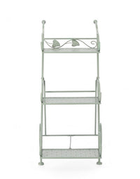 Set 4 Porta Fiori Metallo Verde Rustico da Esterno - GIANNA