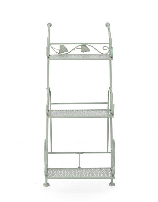 Set 4 Porta Fiori Metallo Verde Rustico da Esterno - GIANNA