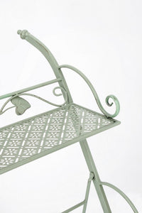 Set 4 Porta Fiori Metallo Verde Rustico da Esterno - GIANNA