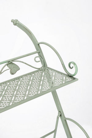 Set 4 Porta Fiori Metallo Verde Rustico da Esterno - GIANNA