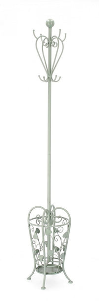 Appendiabiti Acciaio Verde Stile Rustico da Interno - GIANNA