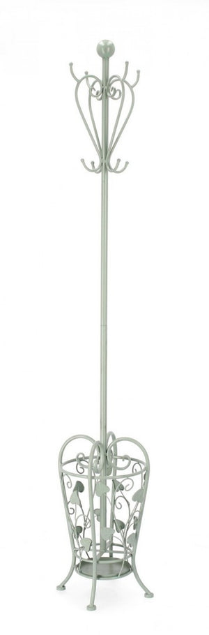 Appendiabiti Acciaio Verde Stile Rustico da Interno - GIANNA