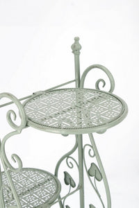 Set 3 Porta Fiori Metallo Verde Rustico da Interno - GIANNA