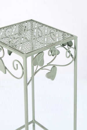 Set 2 Porta Fiori in Metallo Verde Rustico da Interno - GIANNA