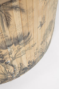 Tavolino Legno Bambù Marrone Boho da Interno 58xH40 - STARDUST