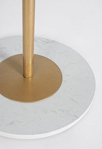 Set 2 Appendiabiti Marmo Oro Moderno H175 cm - PARADISO