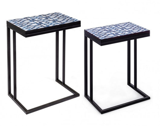 Tavolini Nero Stile Moderno da Interno - DECLAN