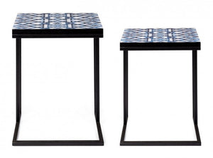Tavolini Nero Stile Moderno da Interno - DECLAN