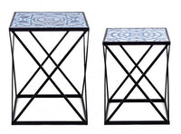 Tavolini Nero Stile Moderno da Interno - DECLAN