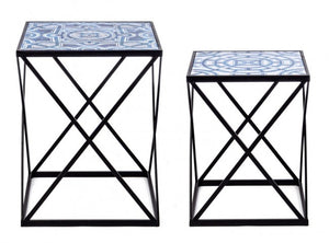 Tavolini Nero Stile Moderno da Interno - DECLAN