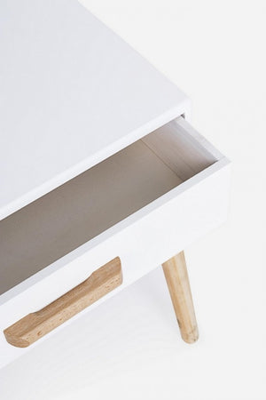 Mobiletto Legno Bianco Moderno da Interno - EXCEPTIONAL