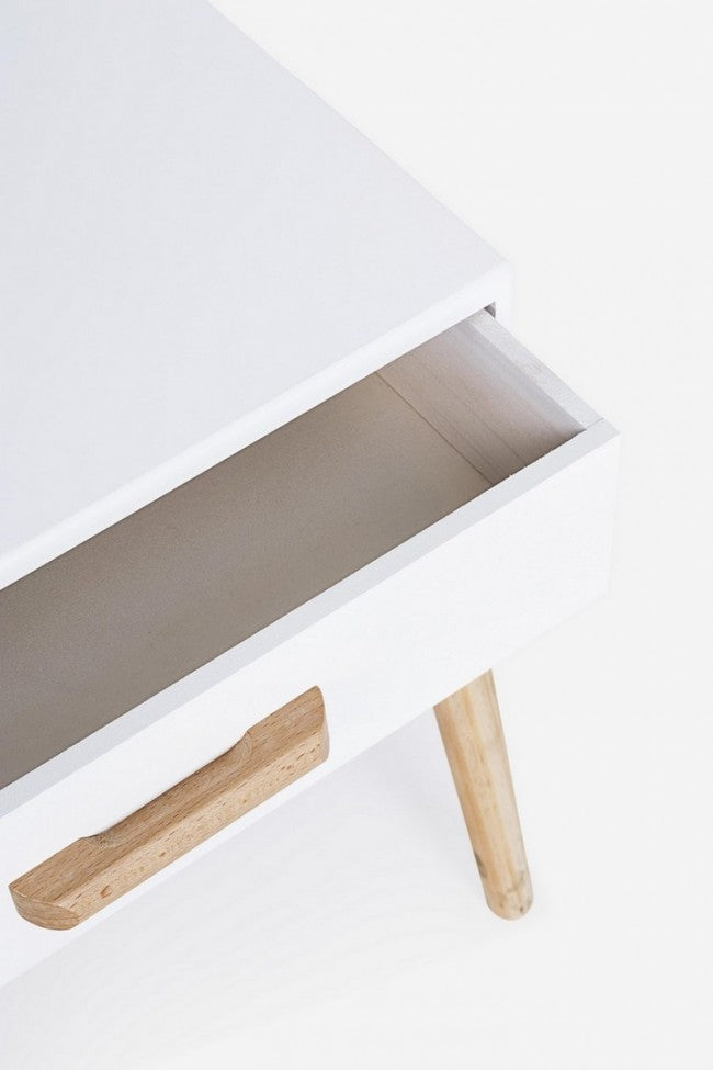 Mobiletto Legno Bianco Moderno da Interno - EXCEPTIONAL